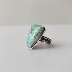 Variscite Statement Ring - Size 9