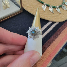 Load image into Gallery viewer, Starburst Labradorite Ring
