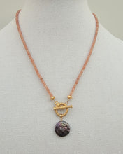 Load image into Gallery viewer, Sunstone and Pearl Necklace
