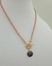 Load image into Gallery viewer, Sunstone and Pearl Necklace
