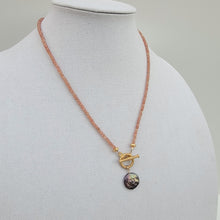 Load image into Gallery viewer, Sunstone and Pearl Necklace
