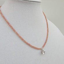 Load image into Gallery viewer, Sunstone and White Topaz Necklace
