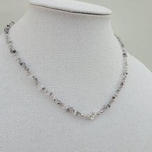 Load image into Gallery viewer, Herkimer Diamond and White Topaz Necklace
