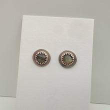 Load image into Gallery viewer, Faceted Labradorite Sterling Studs
