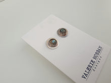 Load image into Gallery viewer, Faceted Labradorite Sterling Studs
