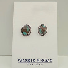 Load image into Gallery viewer, Kingman Turquoise Stud Earrings
