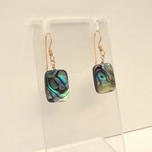 Load image into Gallery viewer, Abalone Dangle Earrings
