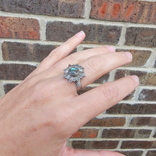 Load image into Gallery viewer, Starburst Labradorite Ring
