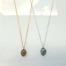 Load image into Gallery viewer, Tiny Pine Cone Necklace
