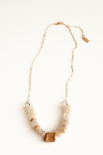 Load image into Gallery viewer, Rutilated Quartz and Bronze Necklace
