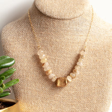 Load image into Gallery viewer, Rutilated Quartz and Bronze Necklace
