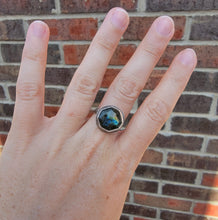 Load image into Gallery viewer, Faceted Labradorite Ring - Size 7
