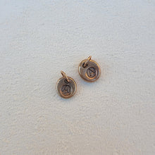 Load image into Gallery viewer, Bronze Initial Charm

