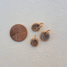 Load image into Gallery viewer, Bronze Initial Charm
