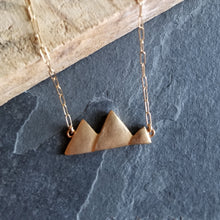 Load image into Gallery viewer, Triple Peak Mountains Necklace
