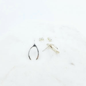 Wishbone Stud Earrings