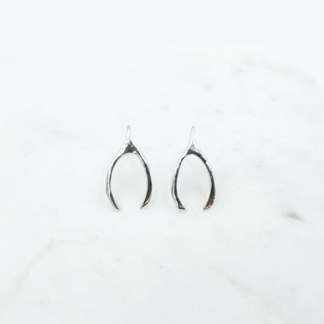 Wishbone Stud Earrings