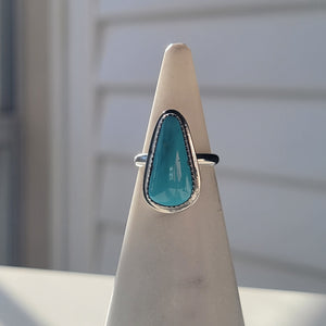 Royston Turquoise & Sterling Ring - Size 5