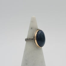 Load image into Gallery viewer, Mixed Metal Chalcedony Ring - Size 7
