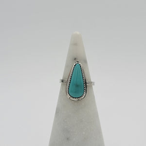 Royston Turquoise & Sterling Ring - Size 7