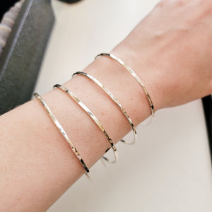 Hammered Bangles