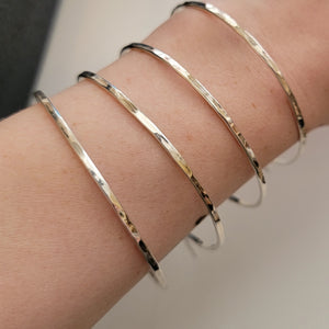 Hammered Bangles