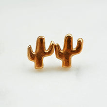 Load image into Gallery viewer, Saguaro Cactus Studs
