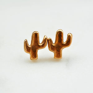 Saguaro Cactus Studs