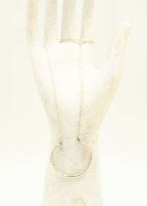 Modern Sterling Ring Necklace