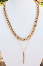 Load image into Gallery viewer, Long Spike Necklace
