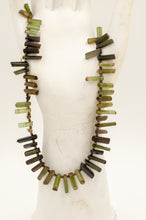 Load image into Gallery viewer, Watermelon Tourmaline Stick Collar Necklace
