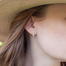 Load image into Gallery viewer, Short Bar Stud Earrings
