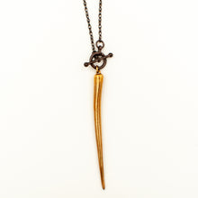Load image into Gallery viewer, Edgy Long Spike Necklace
