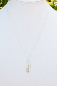 Tiny Feather Necklace