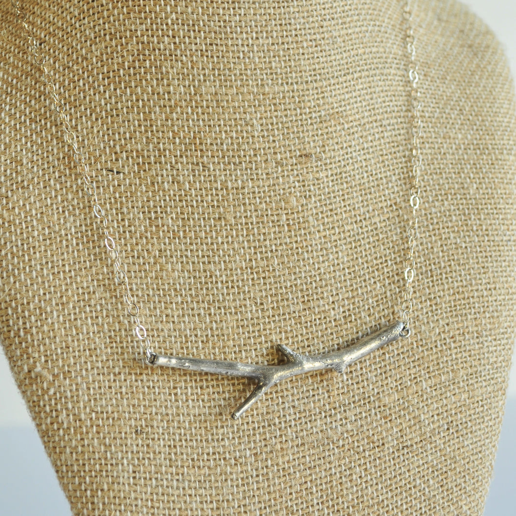 Horizontal Twig Necklace