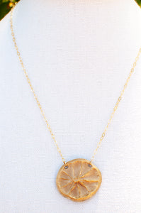 Lemon Slice Necklace