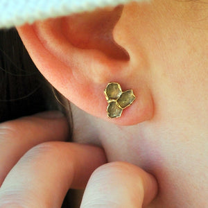 Honeycomb Stud earrings