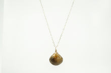 Load image into Gallery viewer, Brown Moonstone Teardrop Necklace
