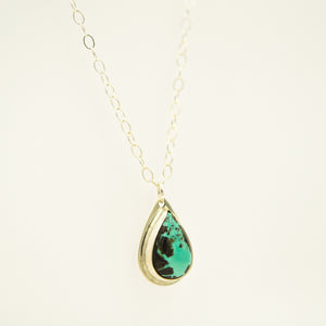 Carico Lake Turquoise & Sterling Necklace