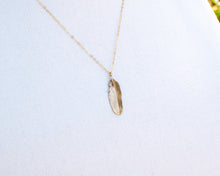 Load image into Gallery viewer, Tiny Feather Necklace
