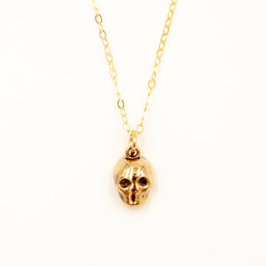 Tiny Skull Necklace