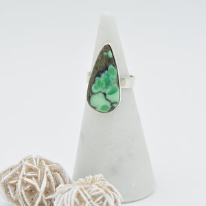 New Lander Variscite Teardrop Ring - Size 7