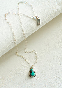 Carico Lake Turquoise & Sterling Necklace