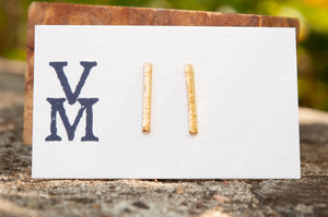 Long Skinny Bar Studs