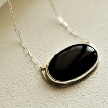 Load image into Gallery viewer, Black Onyx Statement Necklace
