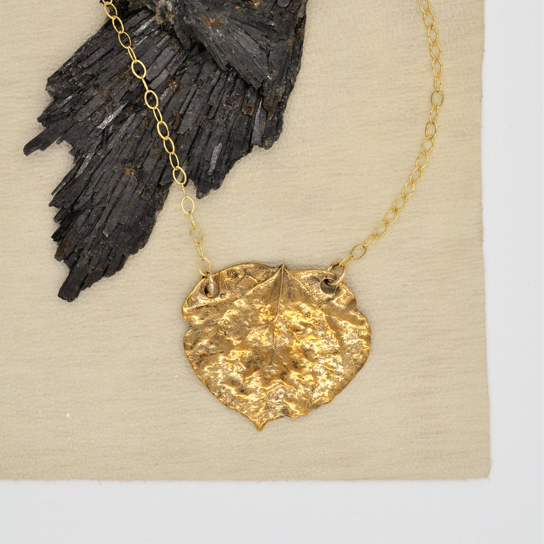 Aspen Leaf Necklace