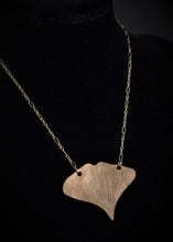 Load image into Gallery viewer, Ginkgo Fan Leaf Necklace
