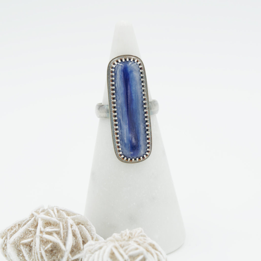 Long Kyanite Statement Ring