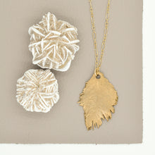 Load image into Gallery viewer, Small Bushy Feather Necklace
