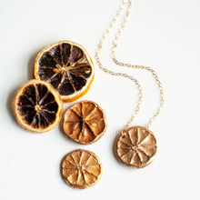 Load image into Gallery viewer, Lemon Slice Necklace
